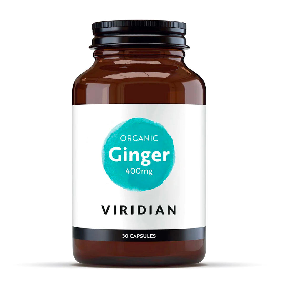 Viridian Organic Ginger 400mg 30 Capsules