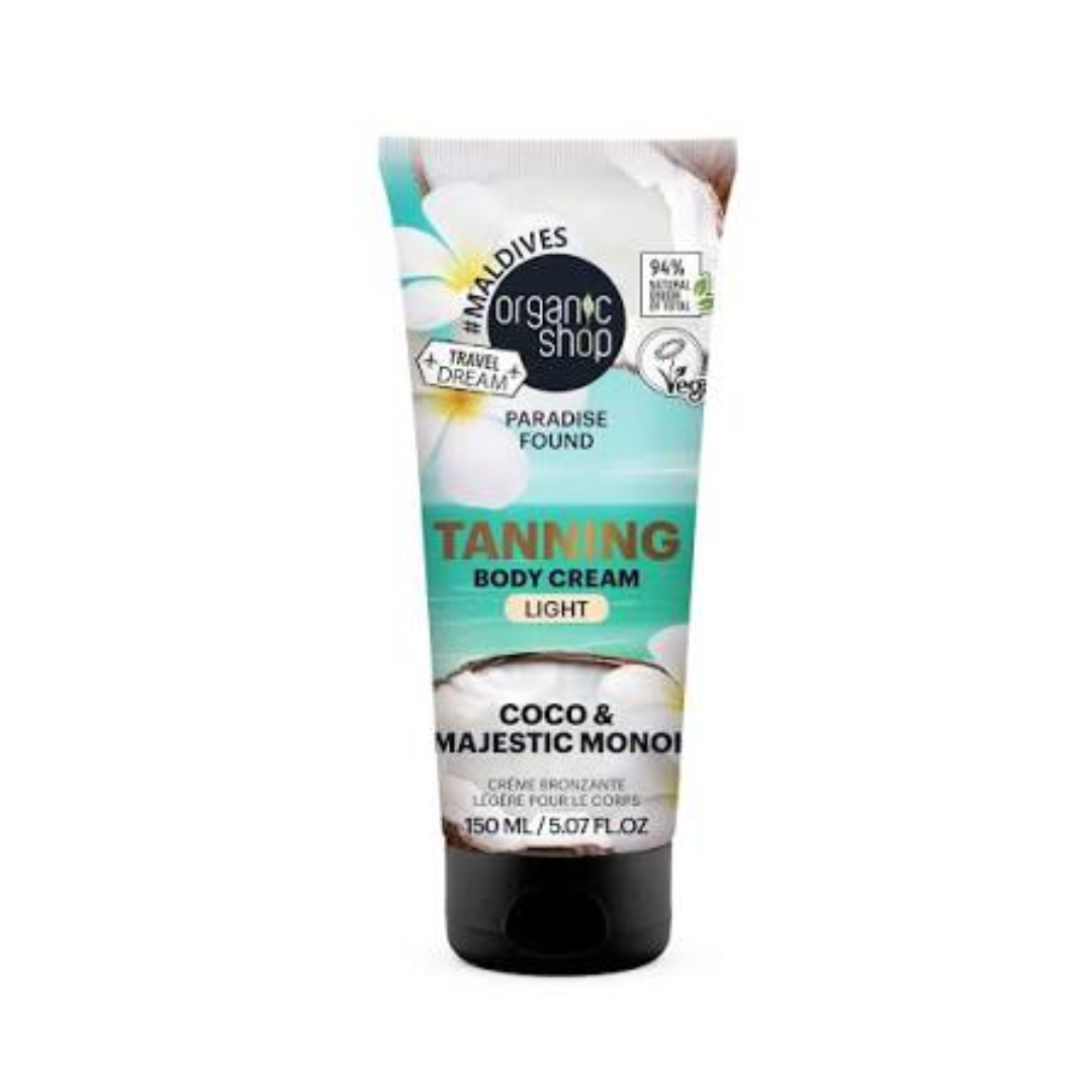 Organic Shop Tanning Body Cream LIght 150ml