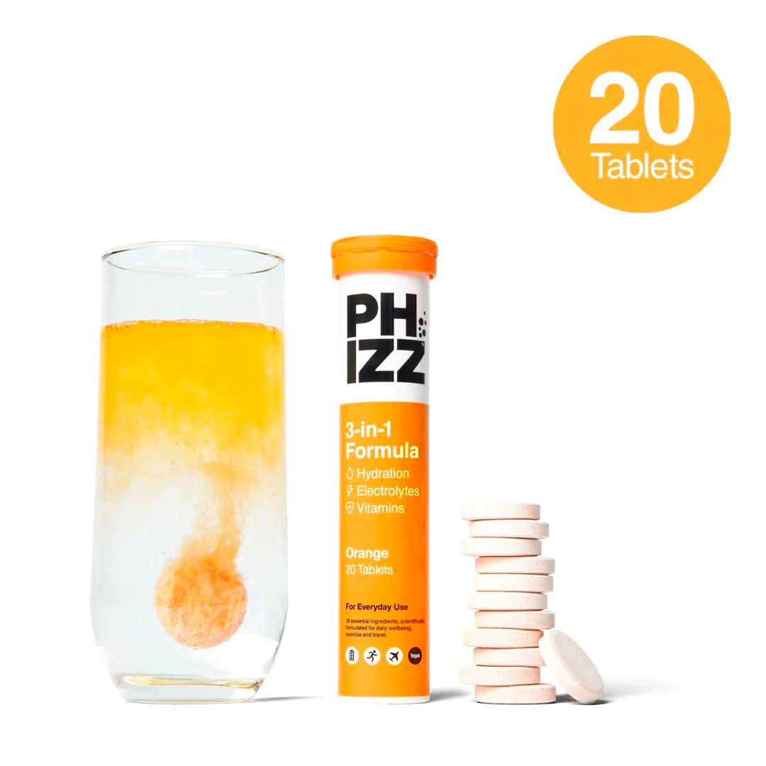 Phizz Multivitamin Hydration Tablets Orange 20s