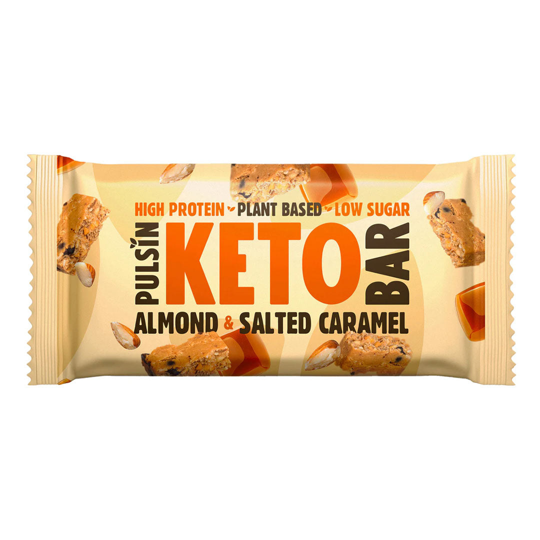 Pulsin Almond Salted Caramel Keto Bar 50g