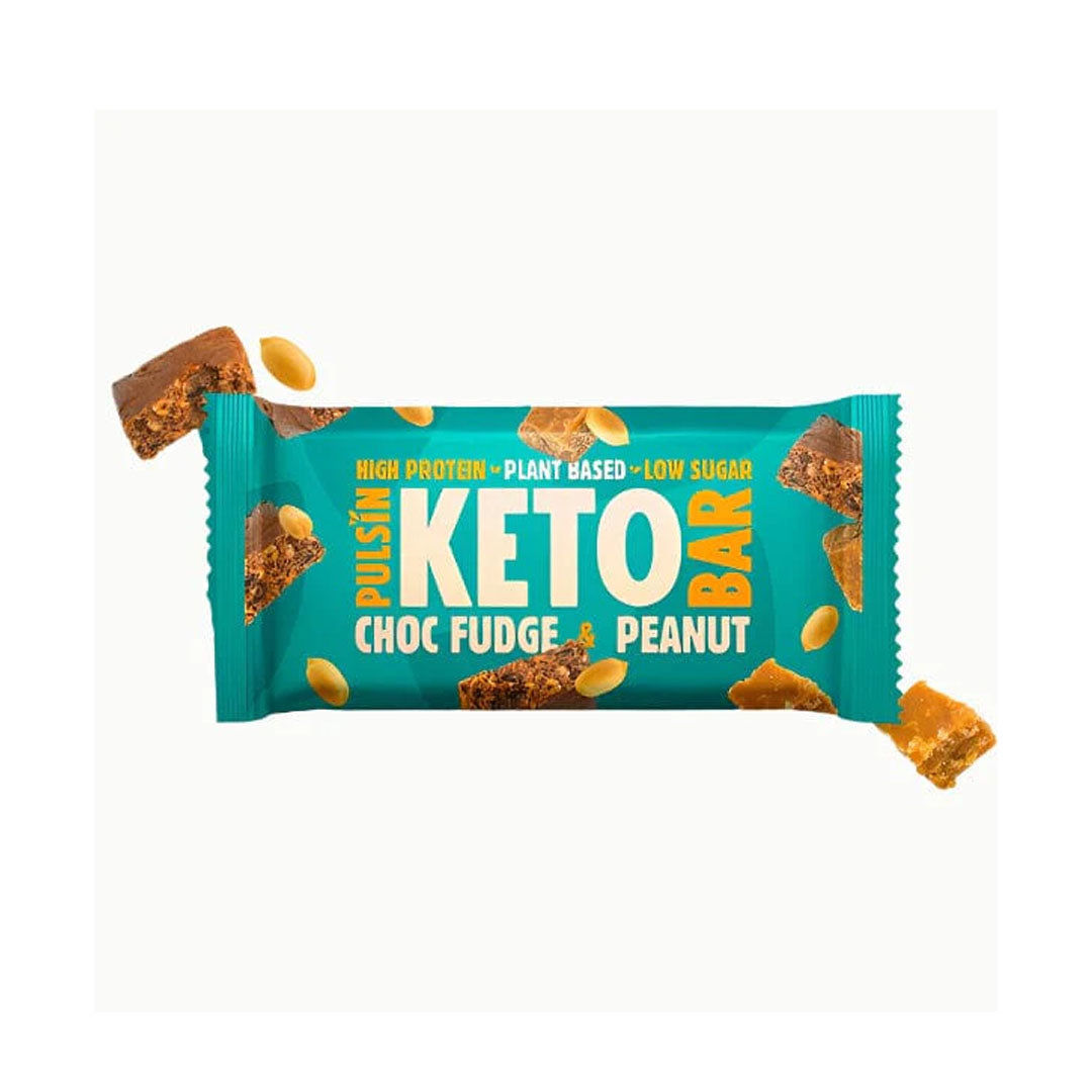 Pulsin Choc Fudge Peanut Keto Bar 50g