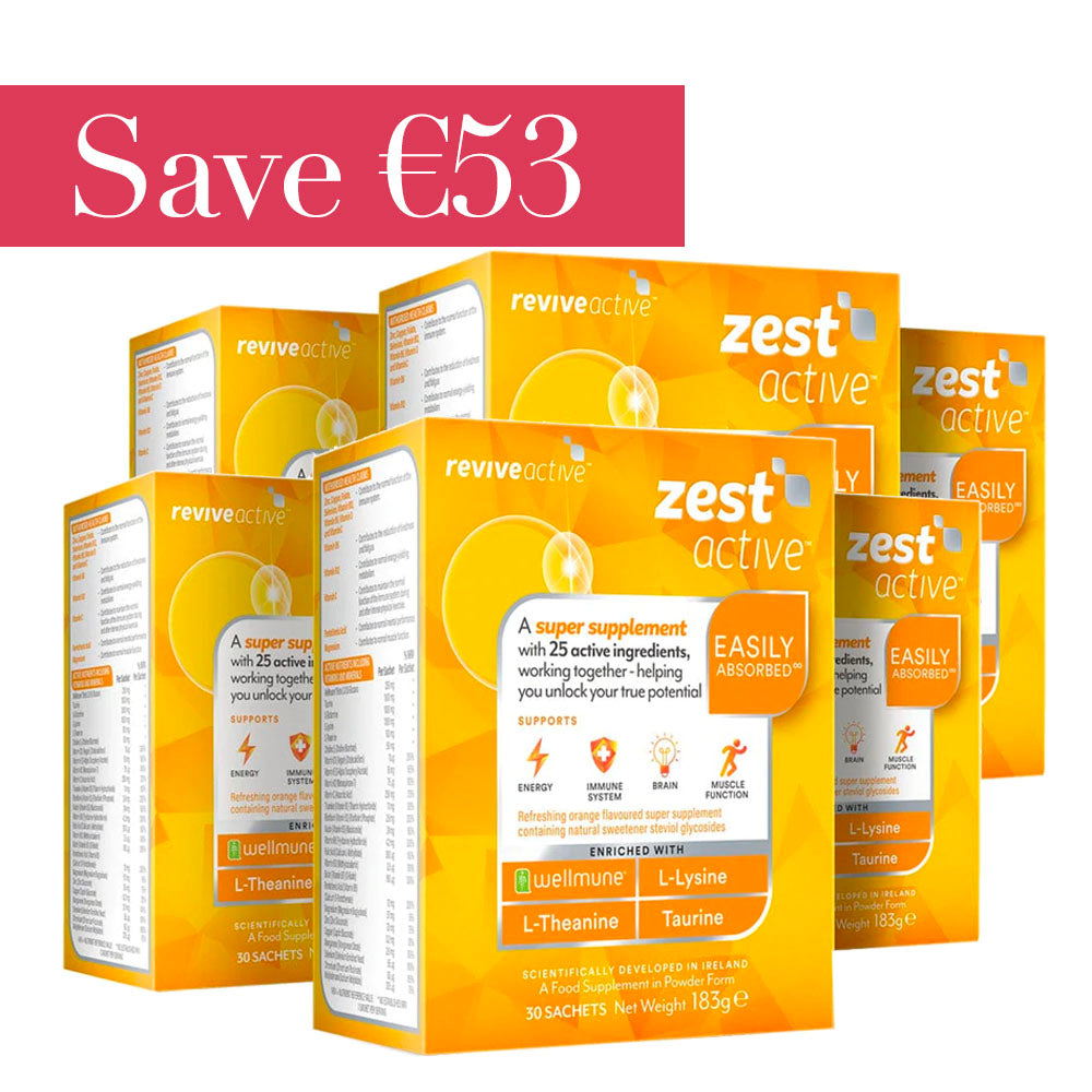 Revive Active Zest Active 30 Sachets x 6 boxes Save €53.90!