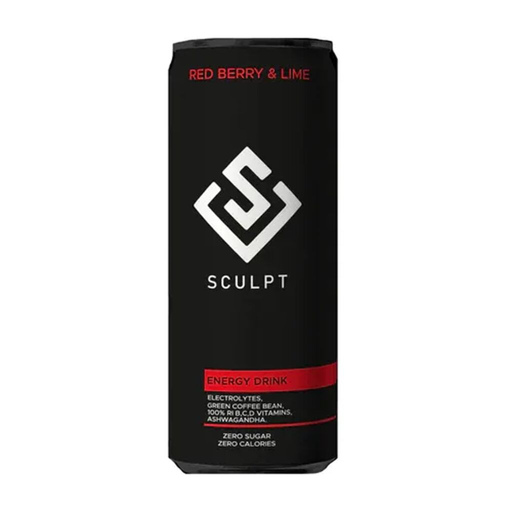Sculpt Energy Drink Red Berry & Lime 250ml
