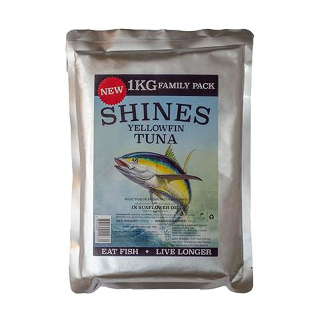 Shines Yellowfin Tuna in Sunflower Oil 1kg