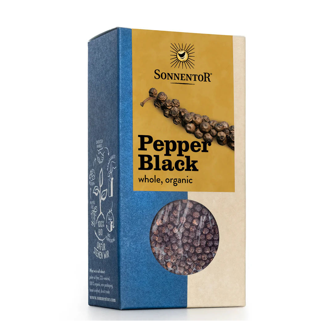 Sonnentor Organic Whole Black Peppercorns 55g