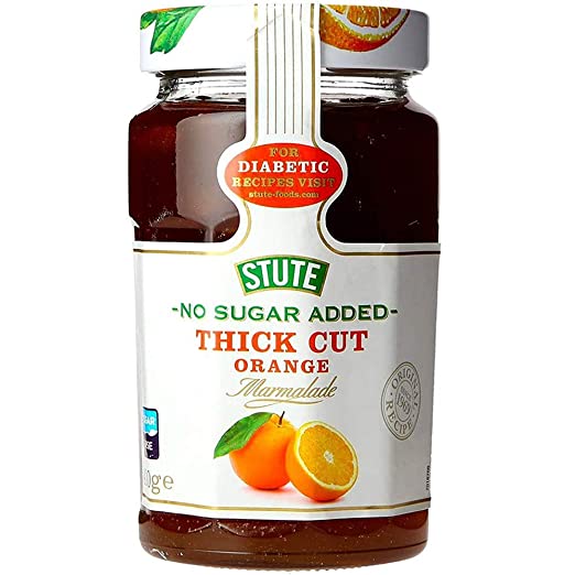 Stute No Added Sugar Thick Cut Marmalade 430g
