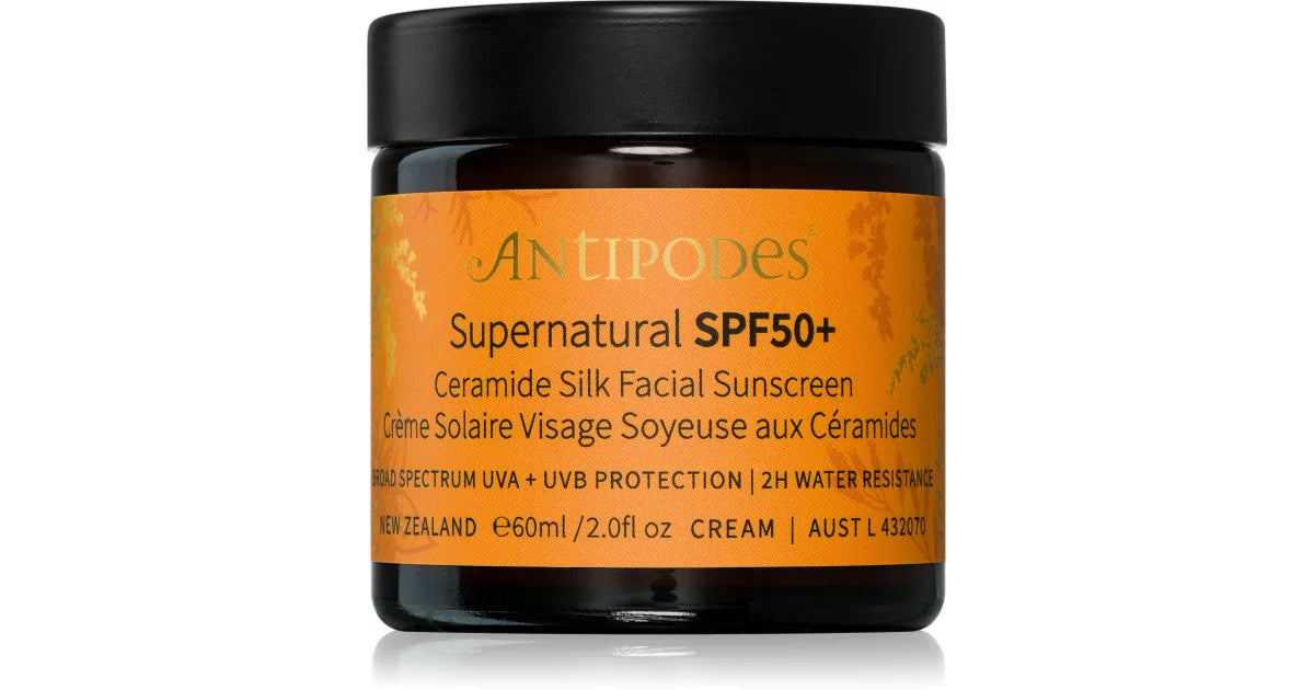 Antipodes SPF50 Supernatural Facial Sunscreen 60ml