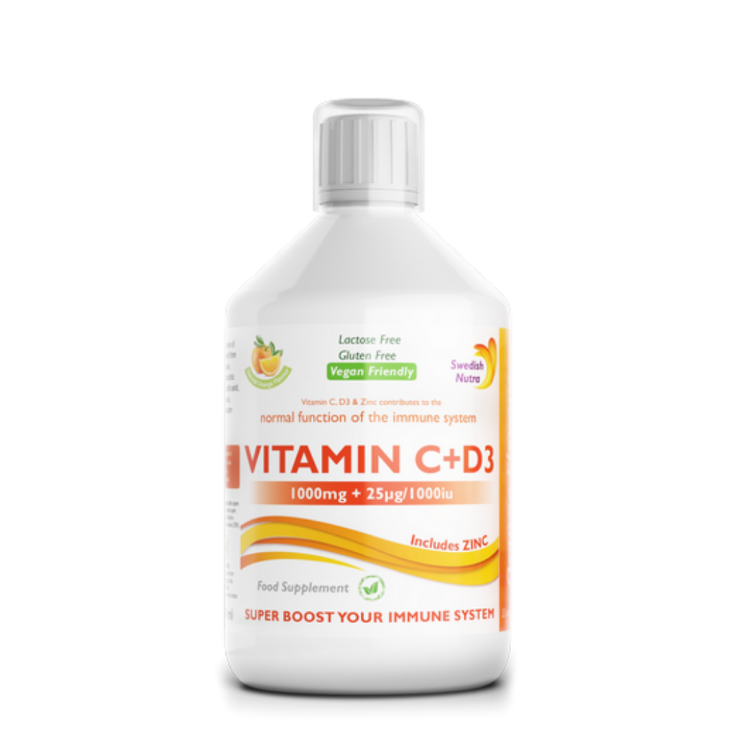 Swedish Nutra Vitamin C & D3 500ml