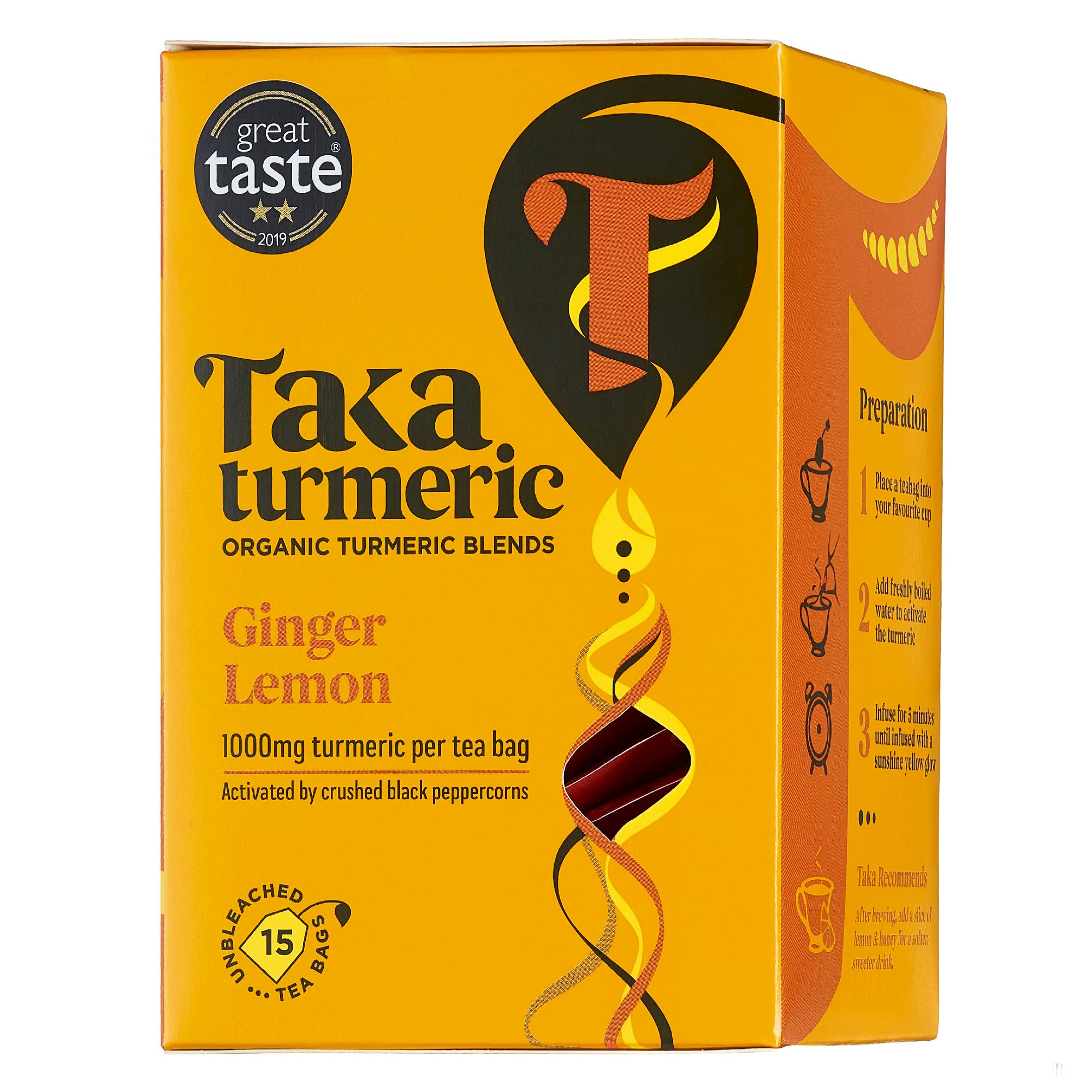 Taka Turmeric Ginger Lemon Tea 15 Bags