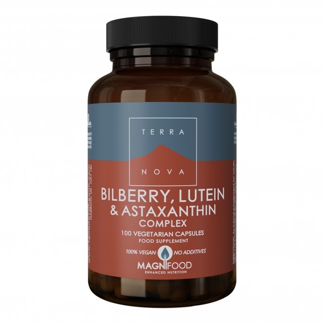 Terranova Bilberry, Lutein & Astaxanthin Complex 100 capsules