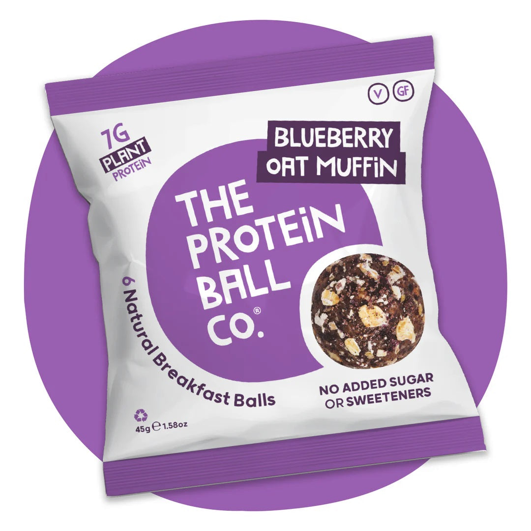 The Protein Ball Co. Blueberry Oat Muffin