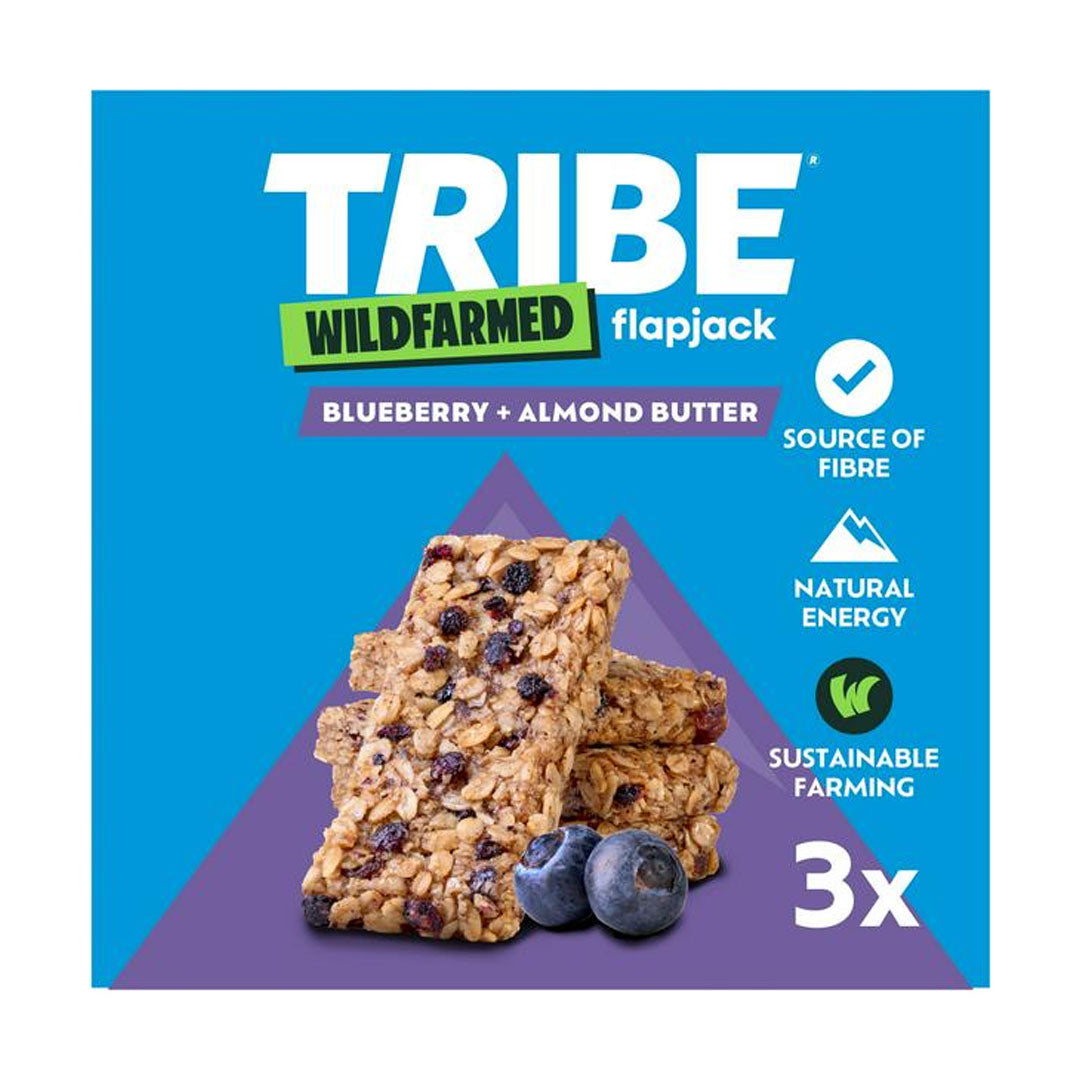 Tribe Wildfarmed Flapjack Blueberry & Almond Butter 3 Pack