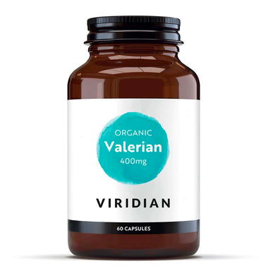 Viridian Organic Valerian Root 400mg 60 Capsules