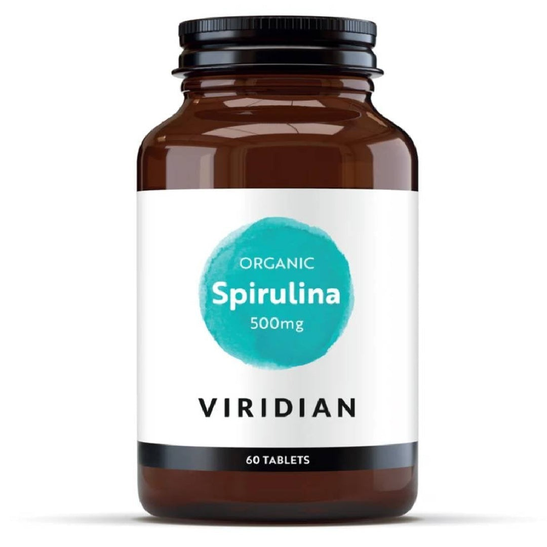 Viridian Organic Spirulina 500mg 60Caps