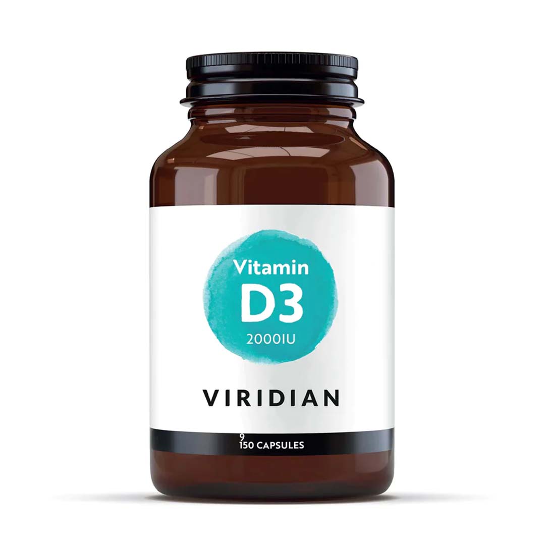 Viridian Vitamin D3 2000IU 150 Capsules