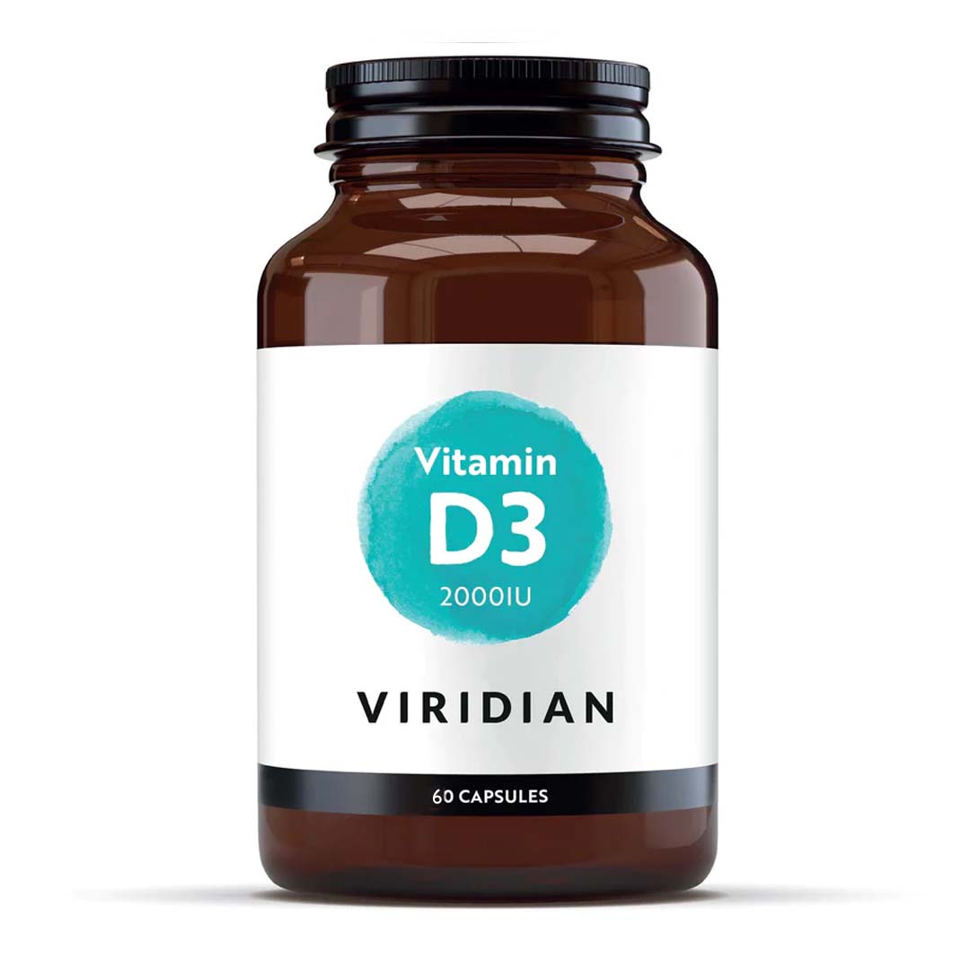 Viridian Vitamin D3 2000IU 60 Capsules