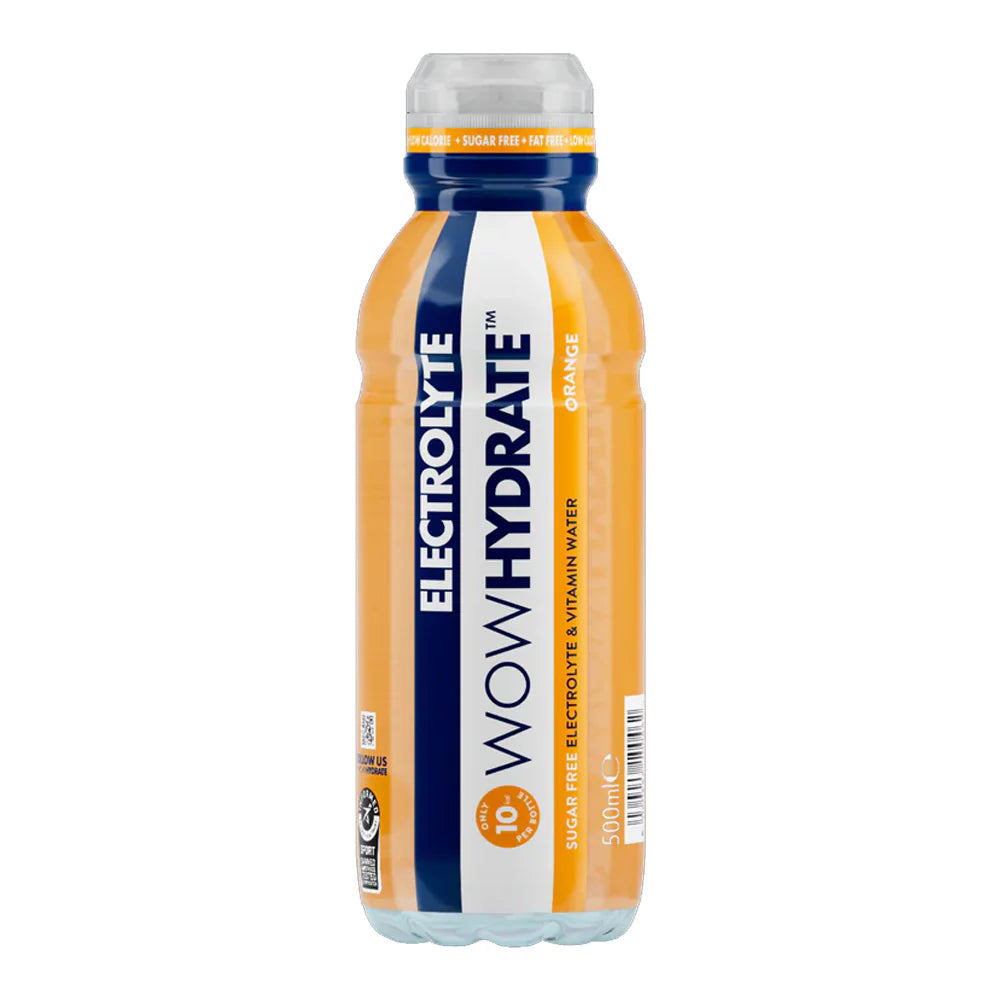 Wow Hydrate Electrolyte Water Orange 500ml