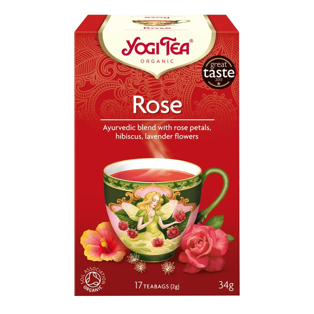 Yogi Tea Organic Rose Tea 17 Bags