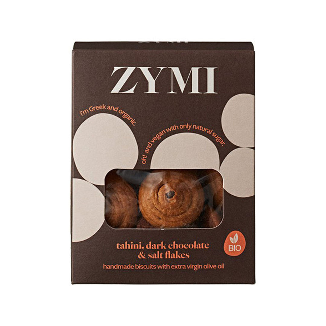 Zymi Tahini, Dark Chocolate, Sea Salt Biscuits 120g