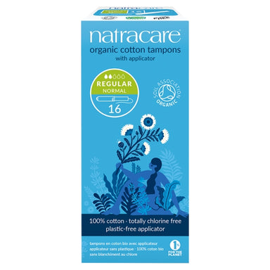 Natracare Regular Tampons with Applicator 16s