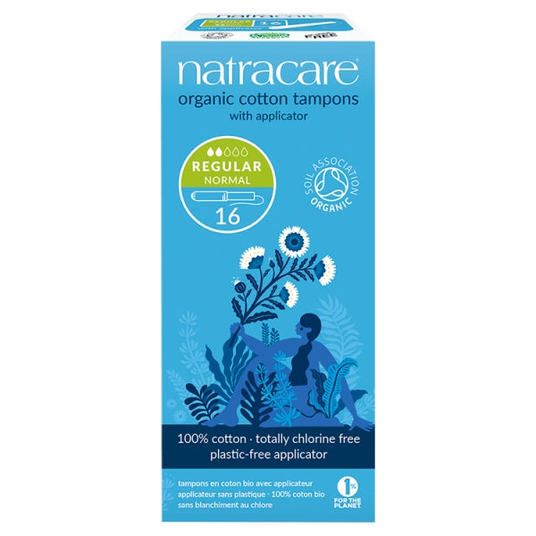 Natracare Regular Tampons with Applicator 16s