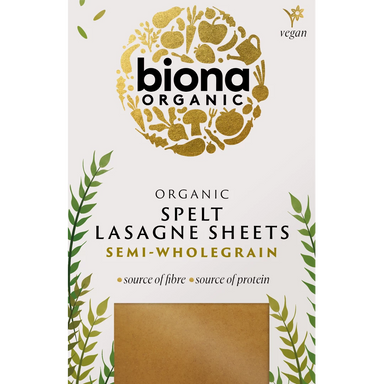 Biona Organic Spelt Lasagna Sheets 250g