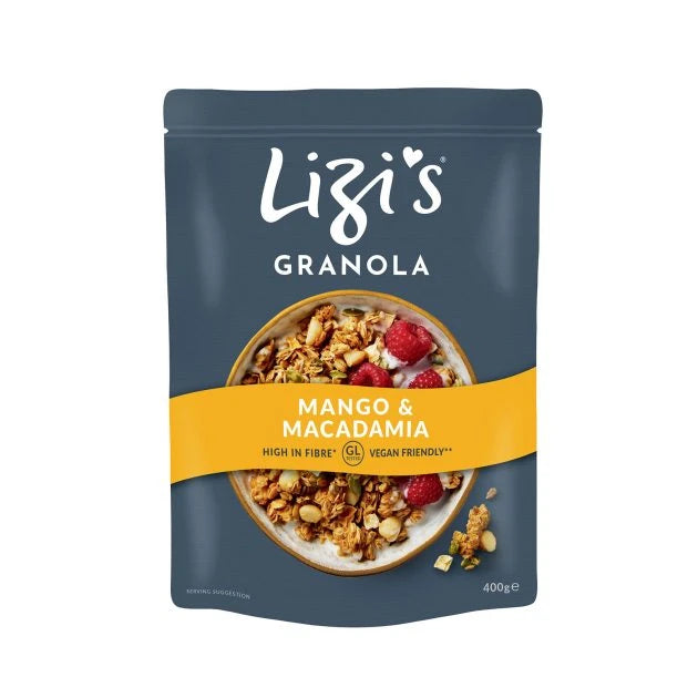Lizi's Mango & Macadamia Granola 400g
