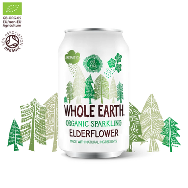 Whole Earth Organic Elderflower 330ml (6 Pack)