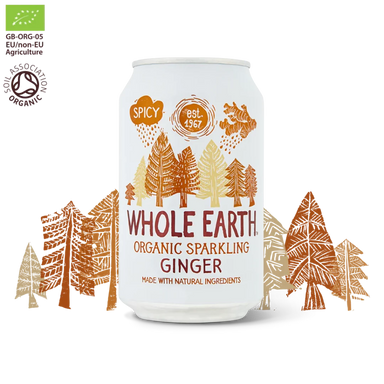 Whole Earth Organic Ginger 330ml (6 Pack)
