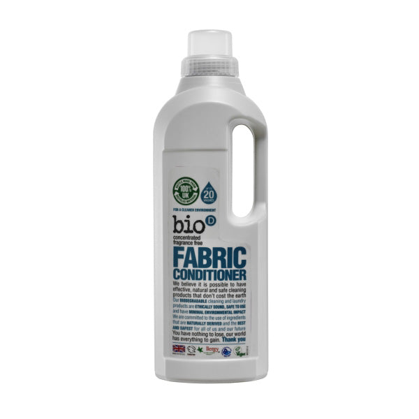 Bio-D Fragrance Free Fabric Conditioner 1L