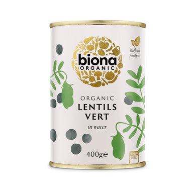 Biona Organic Lentil Verte 400g