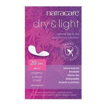 Natracare Dry & Light Slim 20 Pads