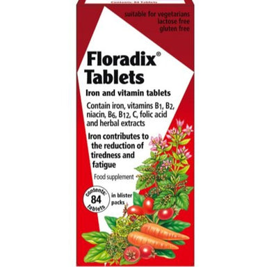 Floradix Iron & Vitamin 84 Tablets
