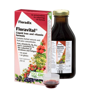 Floravital Liquid Iron Gluten Free 250ml