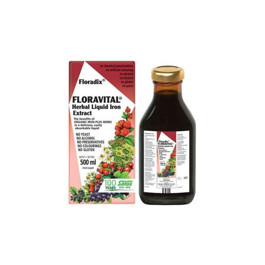 Floravital Liquid Iron Gluten Free 500ml