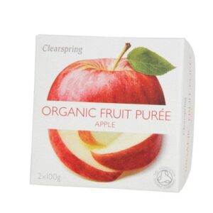 Clearspring Apple Fruit Puree 2x100g