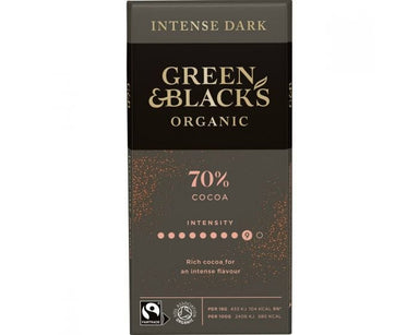 Green and Blacks 70% Dark Chocolate 90g