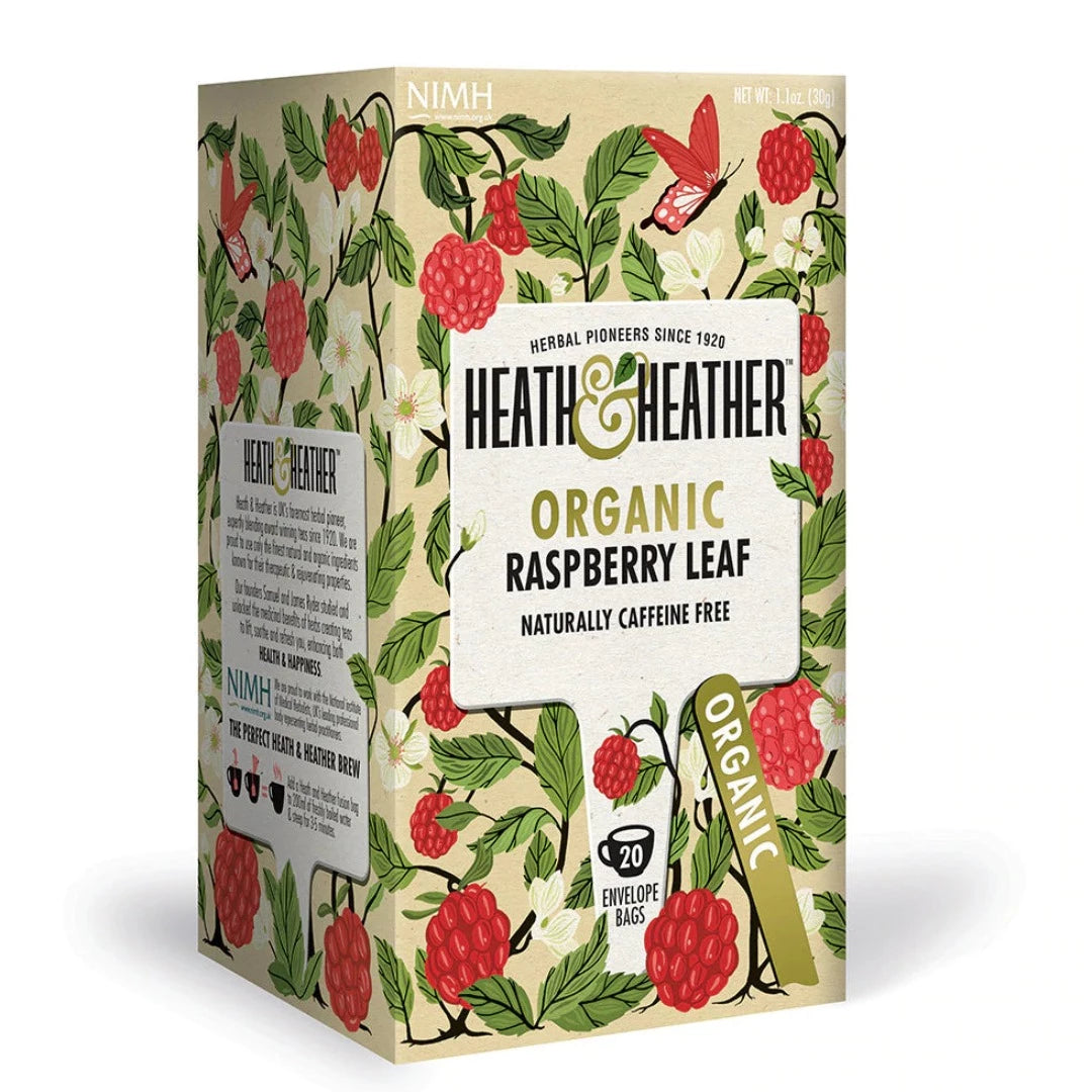 Heath & Heather Raspberry Leaf Tea 20 Bags