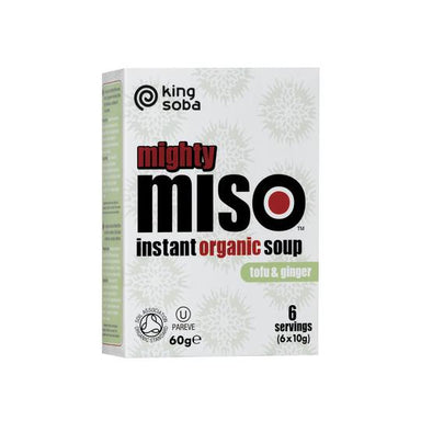 King Soba Organic Miso Soup with Tofu & Ginger