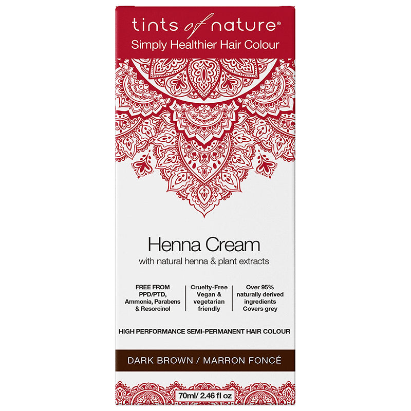 Tints of Nature Henna Cream Dark Brown 70ml