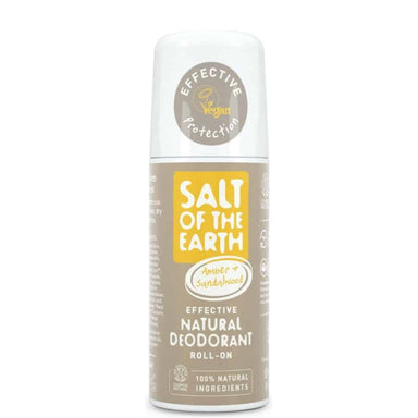 Salt of the Earth Amber & Sandalwood Roll-on Deodorant 75ml