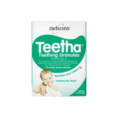 Nelsons Teetha Teething Granules 24 Sachets