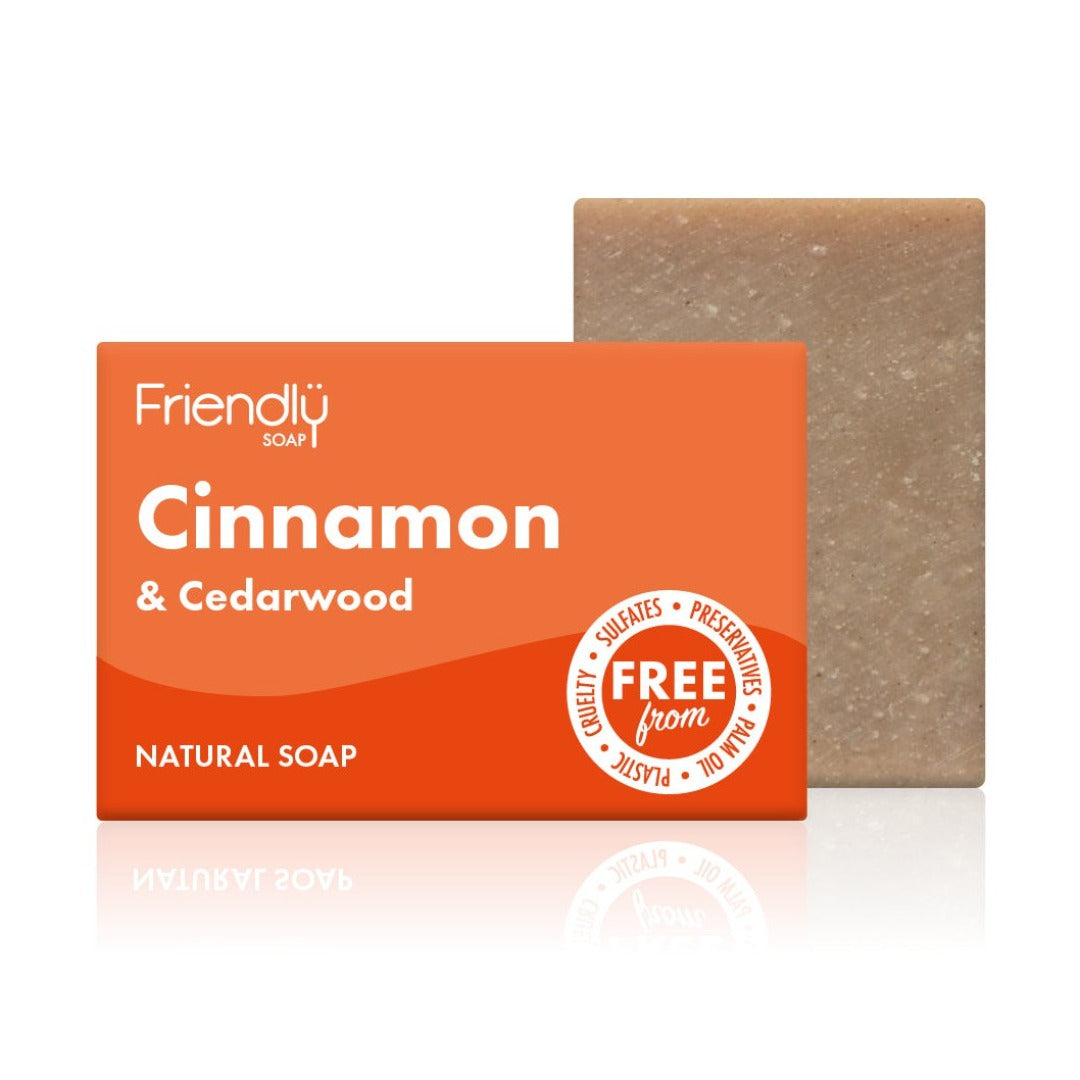 Friendly Cinnamon & Cedarwood Soap 95g