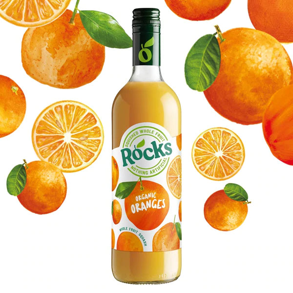 Rocks Organic Orange Squash 740ml