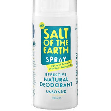 Salt of the Earth Natural Deodorant Spray Unscented 100ml