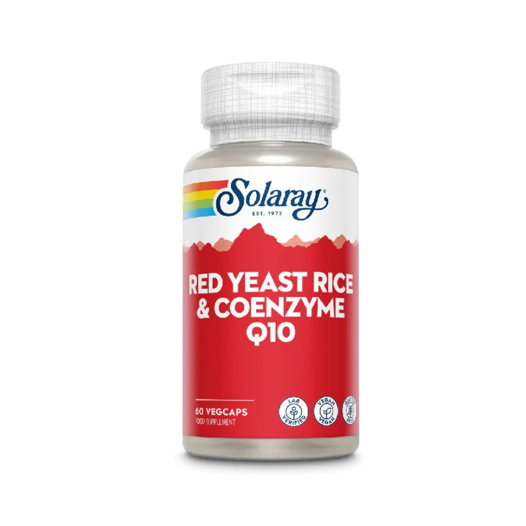 Solaray Red Yeast Rice CoQ-10 60 Capsules
