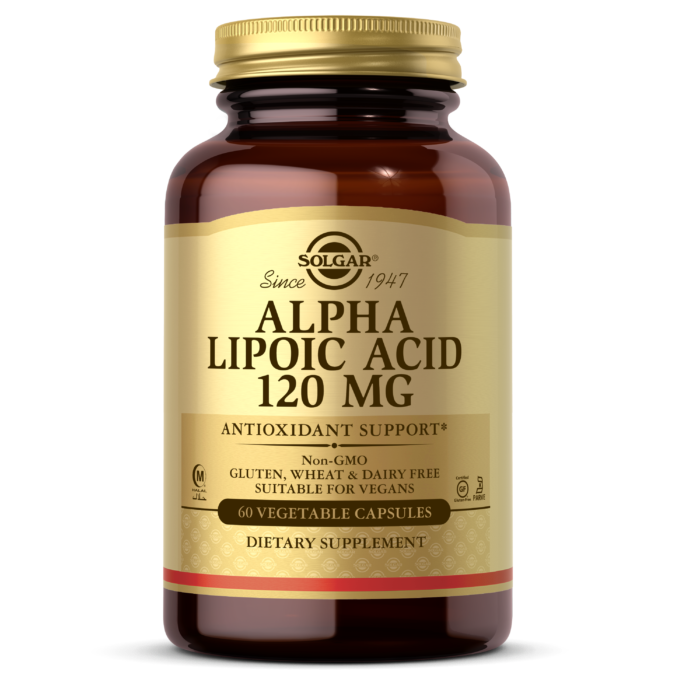 Solgar Alpha-Lipoic Acid 120mg 60 Capsules