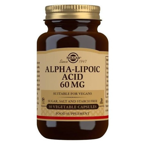 Solgar Alpha-Lipoic Acid 60mg 30 Capsules