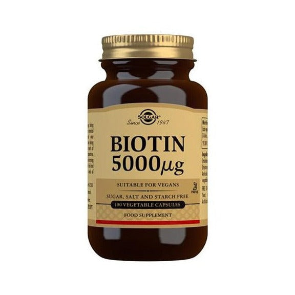 Solgar Biotin 5000ug 100 Capsules