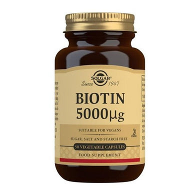 Solgar Biotin 5000ug 50 Capsules